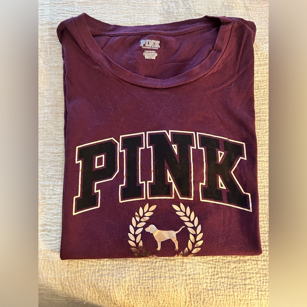 VS PINK campus tee